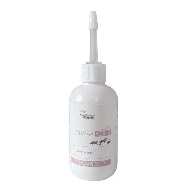 OVER ZOO Otimax Forte čistiaca tekutina na uši 90 ml