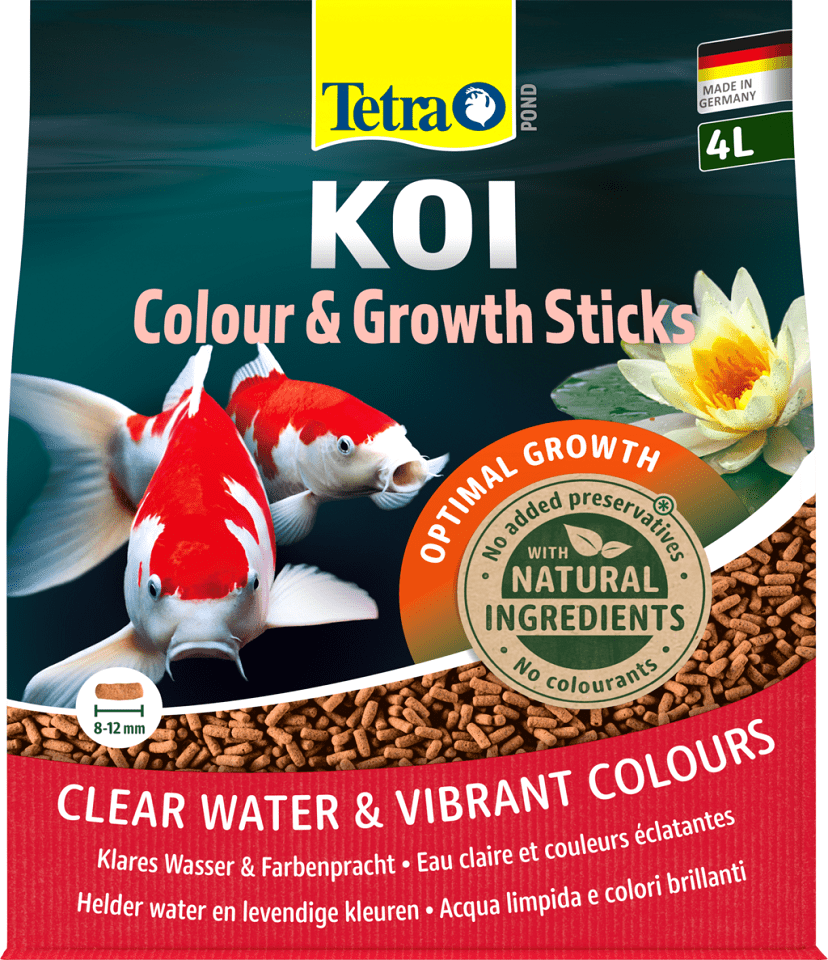 TETRA Food Pond KOI Color &amp; Growth Sticks Krmivo pre KOI kapry 4 l