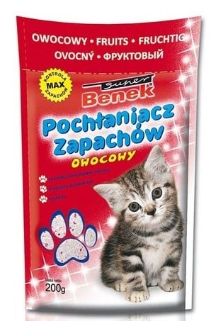 Benek Sanitizer / Pohlcovač zápachov s vôňou ovocia 200 g
