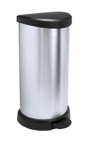CURVER Odpadkový kôš DECO BIN 40l strieborný