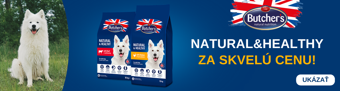 BUTCHER'S akcia -15% na granule pre psov Natural&Healthy