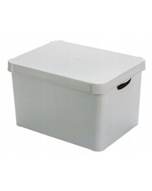 CURVER Deco Stockholm L Dots Úložný box s vekom