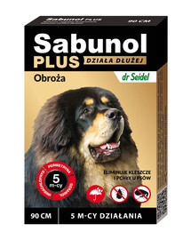 DR SEIDEL Sabunol Plus obojok proti blchám a kliešťom pre psov 90 cm
