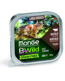 MONGE BWild Cat Paté Byvol 100g