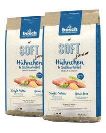 BOSCH Soft junior kuracie mäso a bataty 25 kg (2 x 12,5 kg)