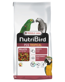 VERSELE-LAGA NutriBird P15 Tropical - granule pre veľké papagáje 10 kg