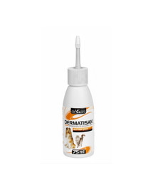VET-AGRO Dermatisan Aurisal Plus Prípravok na čistenie uší psov a mačiek 75 ml