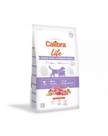 CALIBRA Dog Life Junior Small&Medium Breed Lamb 12 kg pre šteňatá malých a stredných plemien