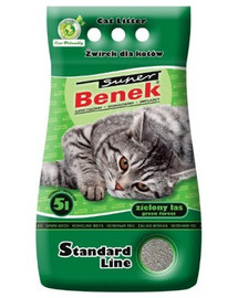 BENEK Super Standard Bentonitové stelivo pre mačky 5l x 2 (10l)