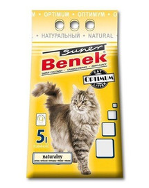 BENEK Super Optimum natural Bentonitové stelivo 5 l x 2 (10 l)