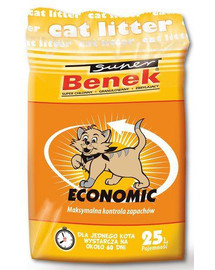 BENEK Super economic bentonitové stelivo  25 l x 2 (50 l)