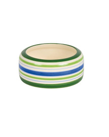 TRIXIE Miska keramická pre králika zelená pruhovaná 500 ml