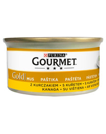 GOURMET Gold Mus hydinové mäso 85 g