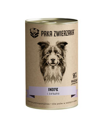PAKA ZWIERZAKA morčacie a brusnice 400 g Konzerva pre psov