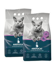 ARISTOCAT Bentonite Plus ​Bentonitové stelivo s vôňou levandul 10 l (2 x 5 l)