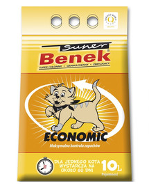 BENEK Super economic bentonitové stelivo 10 L