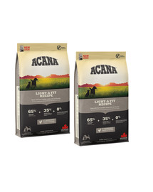 ACANA Light & Fit Dog 22.8 kg (2 x 11.4 kg)