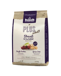 BOSCH Plus pštrosie mäso a zemiaky 25 kg (2 x 12,5 kg)