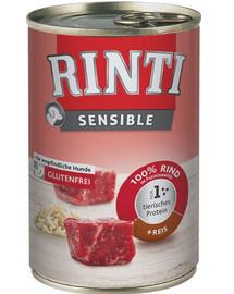 RINTI Sensible Hovädzie s ryžou 400 g