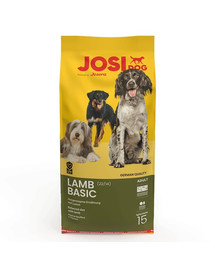 JOSERA JosiDog Lamb Basic 15kg Krmivo s jahňacím mäsom pre psov