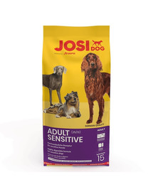 JOSERA JosiDog Adult Sensitive 15 kg Krmivo pre psov s citlivým tráviacim systémom