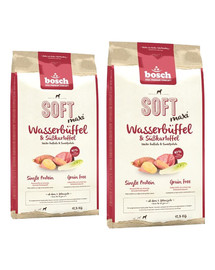 BOSCH Soft Maxi Granule pre psov vodný byvol a batáty  25 kg (2 x 12,5 kg)