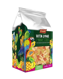 VITAPOL Tropické ovocie pre exotické vtáky 200g