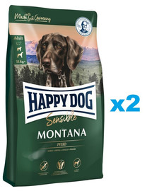 HAPPY DOG Sensible Montana 2 x 10 kg konské mäso a zemiaky