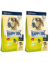 HAPPY DOG Junior Giant Lamb & Rice 2 x 15 kg