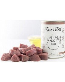 GUSSTO Cat Fresh Wild Boar 12x400 g Krmivo pre mačky Diviak