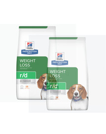 HILL'S Prescription Diet r/d Weight Reduction with Chicken Adult 2 x 10 kg