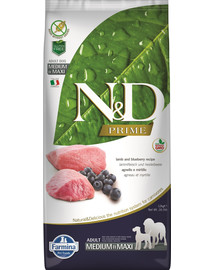 FARMINA N&D Prime dog lamb & blueberry adult medium & maxi 12 kg