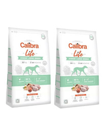 CALIBRA Dog Life Junior Large Breed Chicken 24 kg (2 x 12 kg)