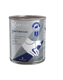 TROVET Unique Protein Rabbit UPR dla psa i kota królik 12x800 g