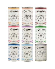GUSSTO Cat zmes chutí 8x400 g