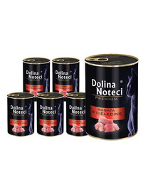 DOLINA NOTECI Premium bohaté na teľacie mäso pre dospelé mačky 12x400 g