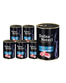 DOLINA NOTECI Premium bohaté na jahňacie pre dospelé mačky 12x400 g