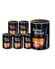 DOLINA NOTECI Prémiové krmivo s vysokým obsahom kačice pre dospelé mačky 12x400 g