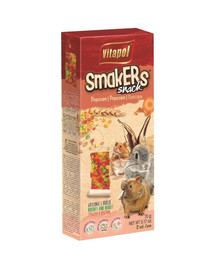 VITAPOL Smakers pre hlodavce-popcorn 2 ks