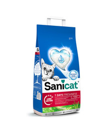 SANICAT 7 DAYS Aloe Vera 12 l (3x4 l) minerálne stelivo