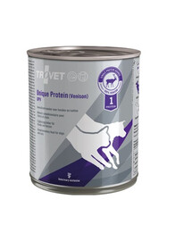 TROVET Unique Protein Venison UPV pre psov a mačky 6x800 g