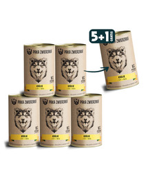 PAKA ZWIERZAKA Králičie s diviakom a tekvicou 6 x 400 g