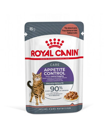 ROYAL CANIN Appetite Control Gravy 24x85 g vlhké krmivo pre dospelé mačky s nadmerným apetítom