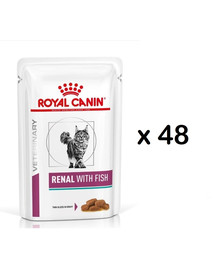 ROYAL CANIN Renal Feline Fish 48 x 85 g