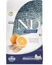 FARMINA N&D Ocean canine Herring & Orange Adult Mini pre dospelé psy malých plemien 800 g
