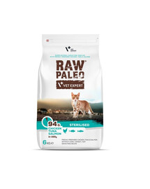 VETEXPERT Raw Paleo Sterilised Chicken&Tuna&Salmon 6 kg