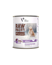 VETEXPERT Raw Paleo Duck Adult 800g