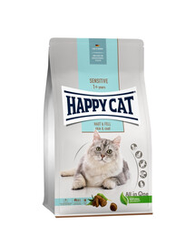 HAPPY CAT Sensitive Hair & Skin Granule pre mačky na pokožku a srsť 4 kg