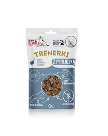 SYTA MICHA Výcvikové krmivo s perličkou pre psov 80g