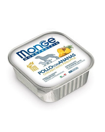 MONGE Fruit Dog Monoprotein Kurča a ananás 150g